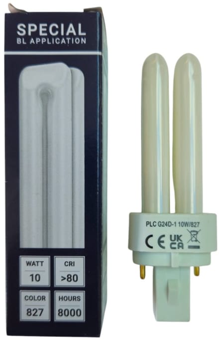 SPL G24d-1 PL-C 2P Spaarlamp | 10W 827 2700K | 2-Pins