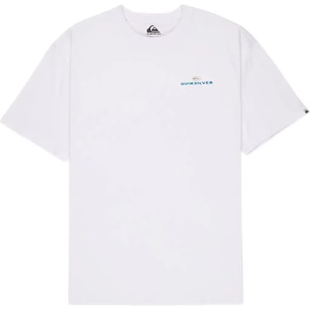 Quiksilver Upside Down T-shirt Met Korte Mouwen Wit M Man