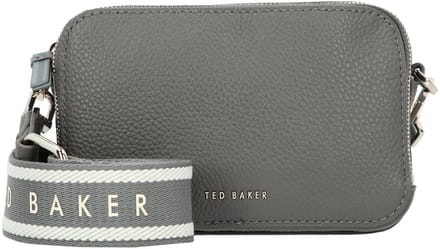 Ted Baker Leren schoudertas Stunna Mini Webbing Crossbody Bag Mid - Grey grijs