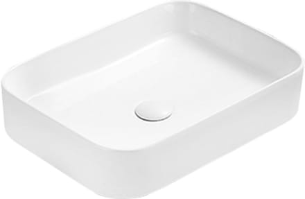 Mexen Vena opbouw waskom 50 x 37 cm, wit - 22195000