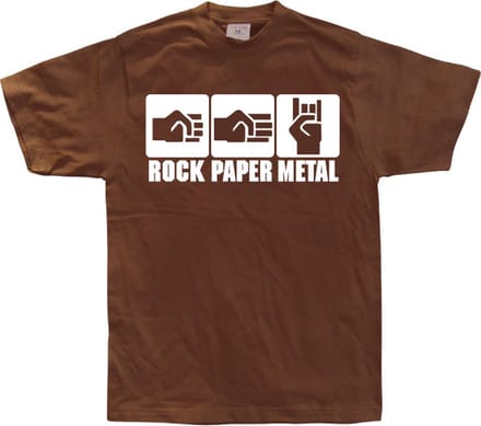 Hybris Rock-Paper-Metal Brown