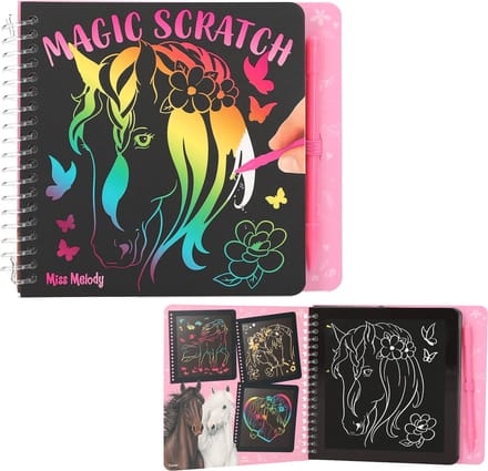 Miss Melody mini Magic Scratch boek Educatieve boeken (spelletjes en raadsels)