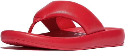 Fitflop Slipper Iqushion D-Luxe Padded Rood