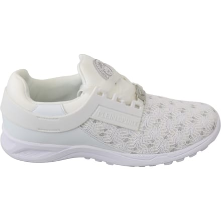 Philipp Plein Witte Polyester Casual Sneakers Schoenen