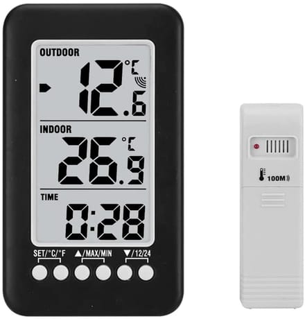Dailygoods - Draadloze Thermometer voor Binnen en Buiten