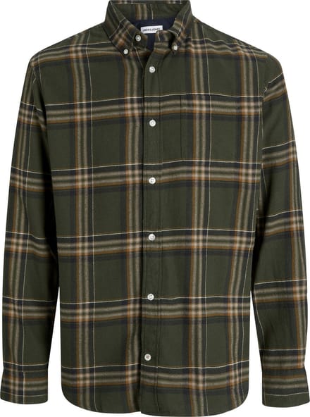 JACK&JONES ESSENTIALS - JJECLASSIC FLANNEL CHECK SHIRT LS SN Heren Overhemd