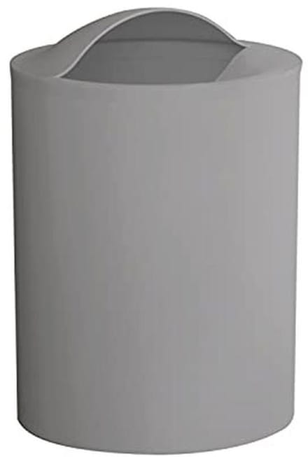 Prullenbak Grijs 26,5 x 19 x 19 cm van Thermoplastisch Hars – 2 Jaar Garantie