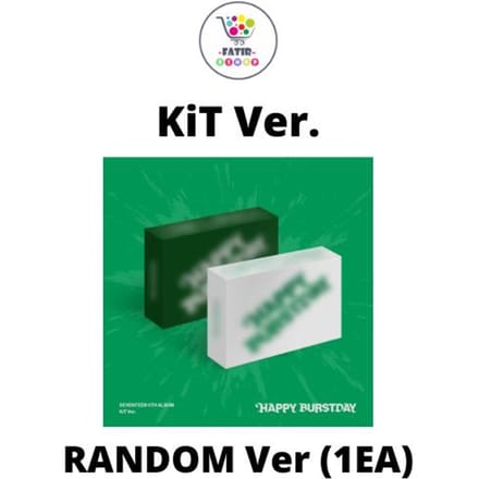 DIX-SEPT - HAPPY BURSTDAY KiT Ver. / 5ème Album Random Ver. black