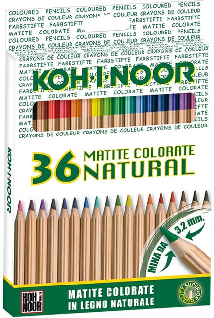 Koh-I-Noor Studio Natural Meerkleurig 36 stuk(s)