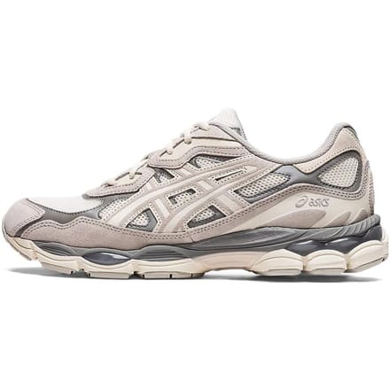 ASICS Gel NYC Cream Oyster Grey Unisex Sneakers 1201A789-103 38 gray