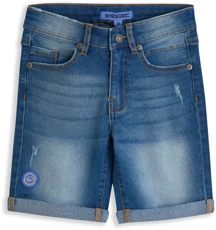 4PRESIDENT Korte Broek Jongens Short - Mid Blue - Maat 164