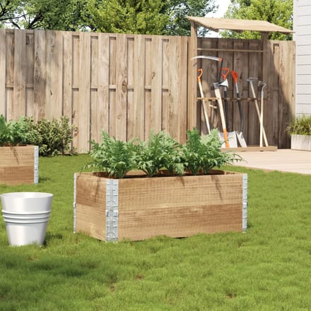 vidaXL - Plantenbak - 100x50 - cm - massief - grenenhout
