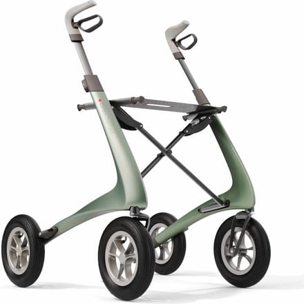 by ACRE Carbon Rollator Met Luchtbanden Overland - Defender Green