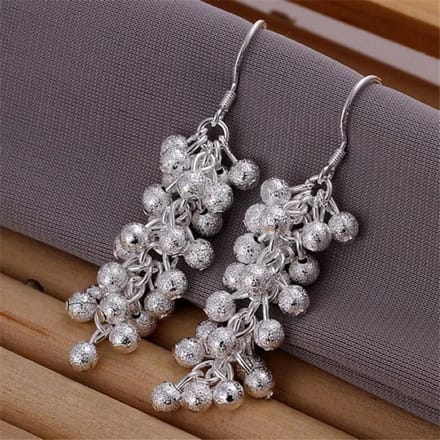 Oorbellen Mooi Kerstcadeau Vintage Druif Modetrends Sieraden zilver