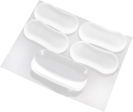 Toiletbril Bumpers - Wc-bril Pads - Stille Sluiting - Antislip Ontwerp - 5 Cm Set - Transparant