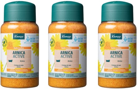 Kneipp - Badkristallen Arnica Active - 3 x 600 gr - Voordeelverpakking