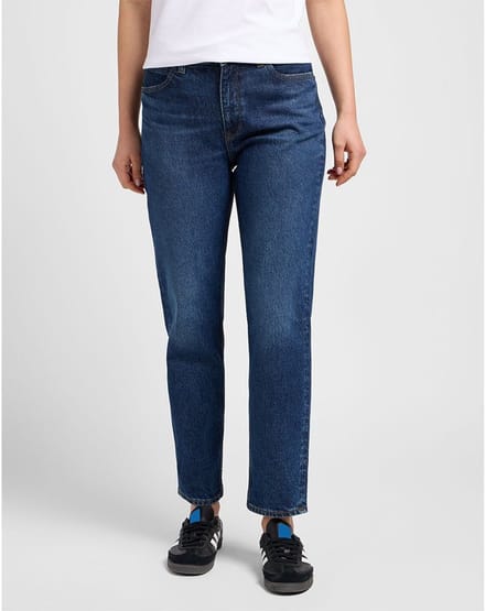Lee Carol Straight Fit Spijkerbroek Blauw 31 / 29 Vrouw