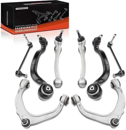 Frankberg 8-delig voorwielophanging set voor BMW X5 E70 X6 E71 E72