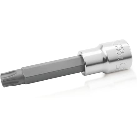 Torx-inzetstuk TOPTUL 1/2 inch TORX T20 5-kant lang (100mm)