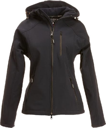 BMS Softshell-jas voor dames, marineblauw