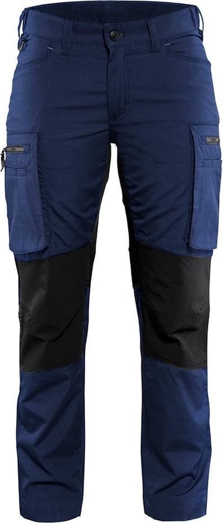 Blaklader Dames Service werkbroek Stretch 7159-1845 - Vrouwen - Navy/Zwart - 48