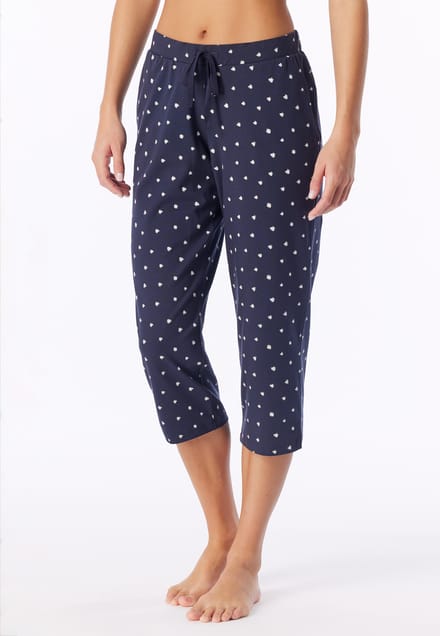 3/4-broek met stippen, donkerblauw - Mix+ Relax 46