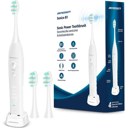 Berdsen Sonica B3 – Professionele Sonische Tandenborstel – Wit
