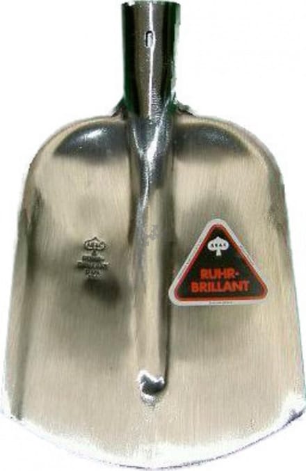 Ruhr-Brillant Bats - Half Gebogen Dul - Blank Gelakt - Zonder steel