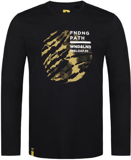 Heren T-shirt Loap Aldar Zwart - M