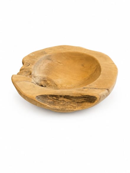 TeakOne - Fruitschaal - D30cm - Hout - Teak - Rond