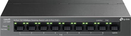 TP-Link LiteWave LS109P - Netwerkswitch - Unmanaged - PoE