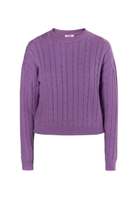 Mymo Gebreide trui Dames violet