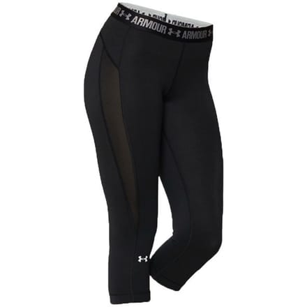 Under ArmourHeatgear Capri Legging Strak Zwart - Dames