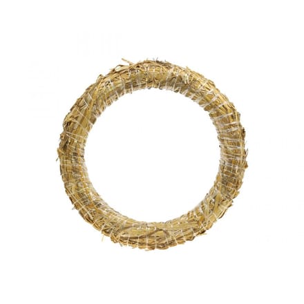 Strokrans 25/4cm 10st - natuurlijke krans voor adventskrans, deurkrans