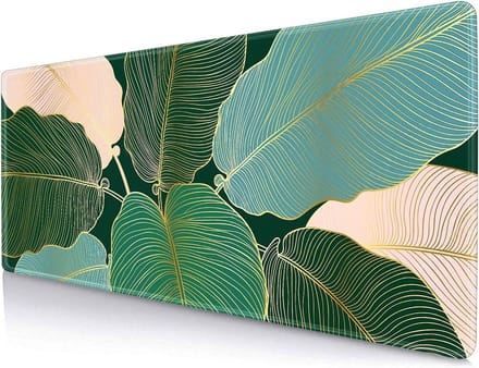 Extra Grote Bureauonderlegger Muismat 90x30 cm Antislip met Gestikte Randen voor Computer en Laptop