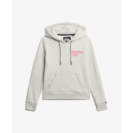 Dames sweatshirt met fluorescerende capuchon Superdry