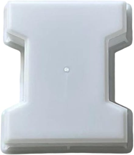 Baksteen Maker Mallen - Betonnen Mal Stapsteen - Tuinpad Aanleggen - Duurzame PP Constructie - 19 x 15.8 cm - Wit