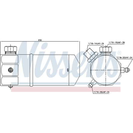 Droger, airconditioningsysteem NISSENS 95309