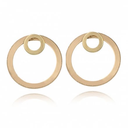 Oorbellen- Goudkleurig- Rond-Charme Bijoux