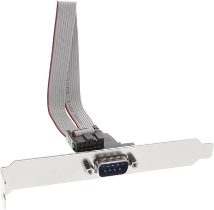 InLine® Slotplaatje, DB9M naar 10-pins interne stekker, 1:1, 0.25m