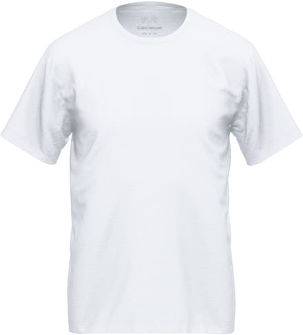 Ceceba heren T-shirt met O-hals (1-pack) - wit