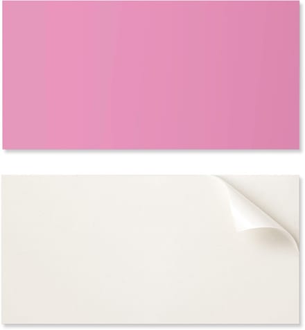 Set zelfklevende vinyltegels, pastelroze, 10x40x20 cm