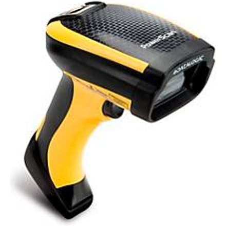 Barcodescanner Datalogic PowerScan PM9100 USB Kit, radiobereik 50 m, IP65, valbeveiliging tot 2 m, zonder display, incl. accessoires.