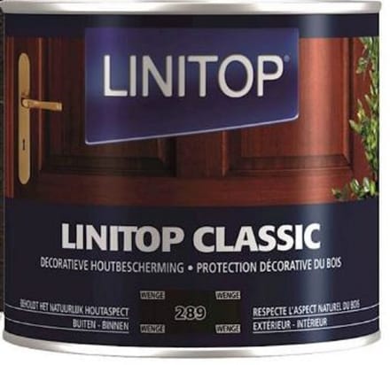 Linitop Classic - Beits - Decoratieve beschermende beits  - WENGE - 289  - 0,50 L