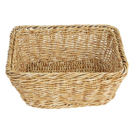 Olympia Polywicker Vierkante Mand Lichtbruin 230x230mm