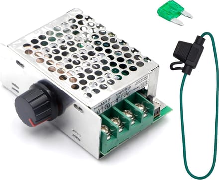 DC Motor Controller - Toerentalregelaar - Motorregeling - Loopstop-remfunctie - 8.64x5.84x3.56cm - Zilver