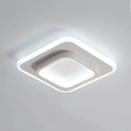 Moderne LED plafondlamp, 24W acryl mode vierkante plafondlamp, diameter 24cm