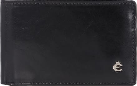Esquire Toscana Portemonnee RFID Leer 11,5 cm - Jongens - Horizontaal - schwarz