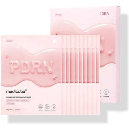 medicube - PDRN Pink Vita Coating Mask Set 2026 Version - 22g x 10 sheets