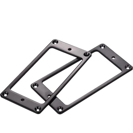 2 stuks Pickup Montage Ringen voor Humbucker Pickups Cover Frame Set zwart